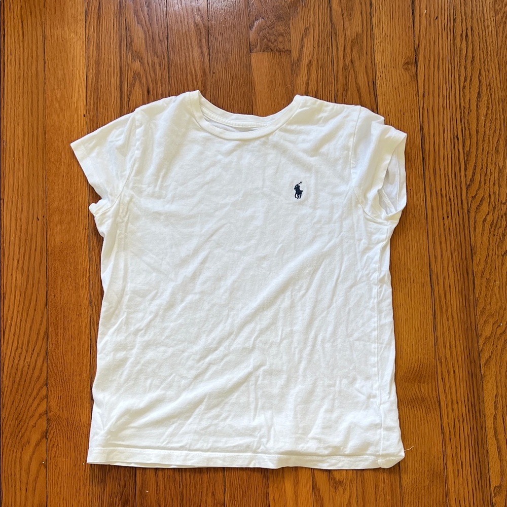 Polo by Ralph Lauren White Kids Tee